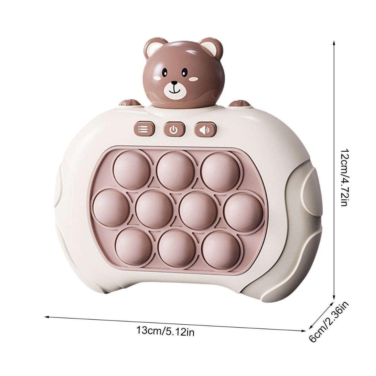 Quick Push Pop Game Brown Bear Edition – YoHodg