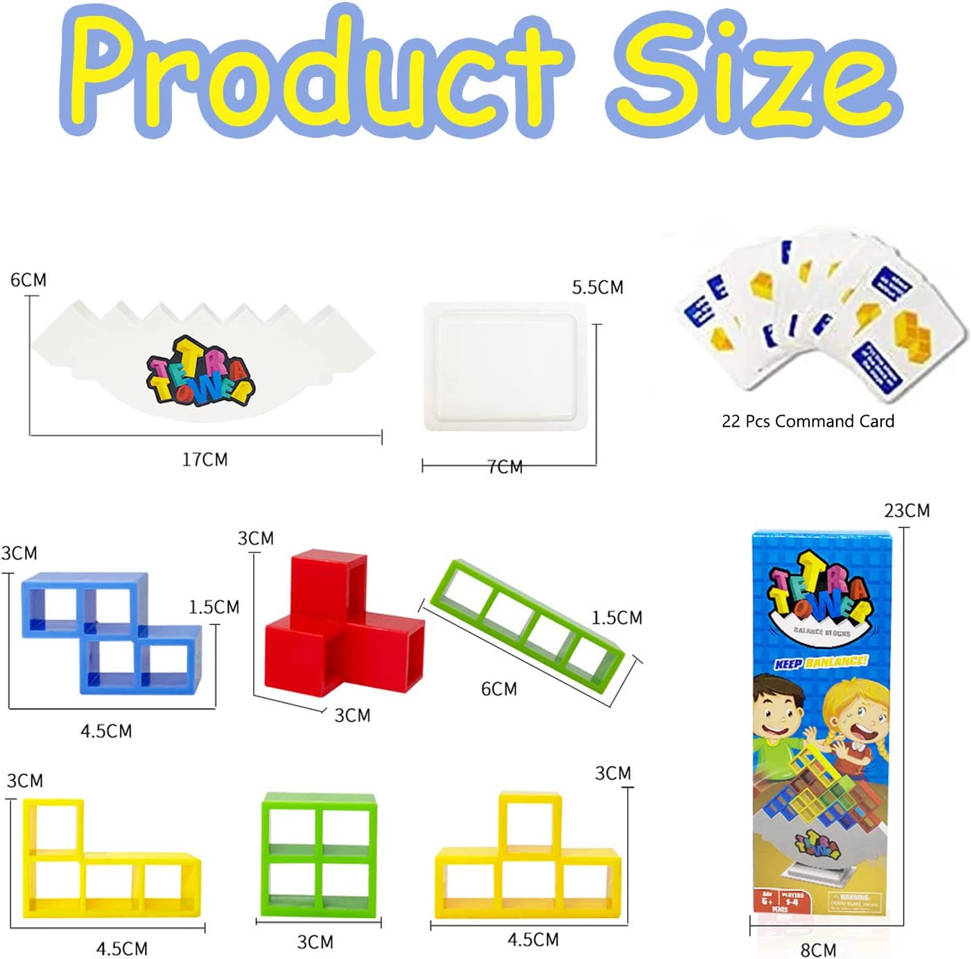 DOIPHIE Tetra Torre Tetris Gioco - 64 Pezzi Stack Attack per Adulti DOIPHIE Tetra Torre Tetris Gioco - 64 Pezzi Stack Attack per Adulti