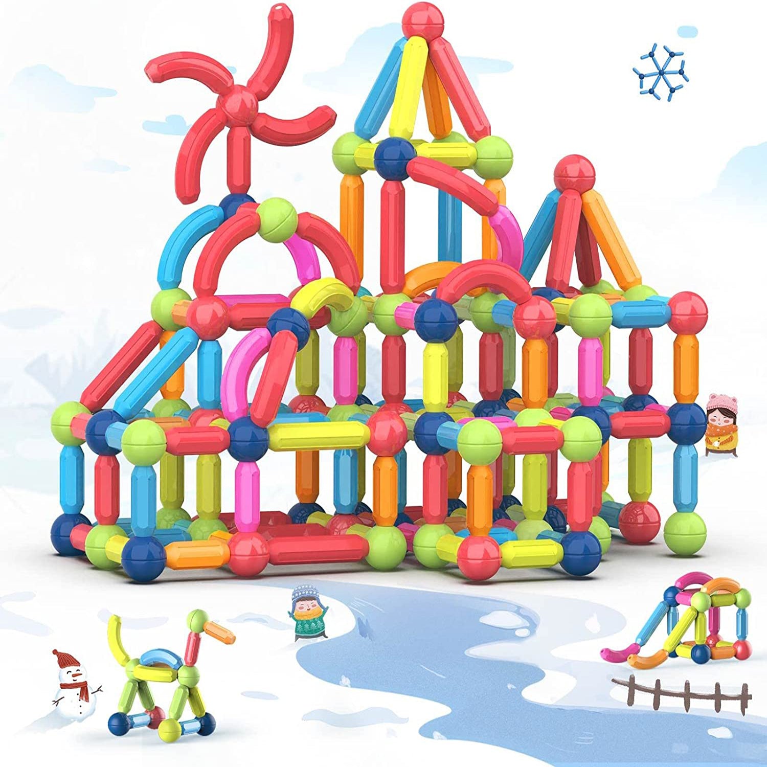 Magnetic Balls & Rods Set – BLaLa Toy