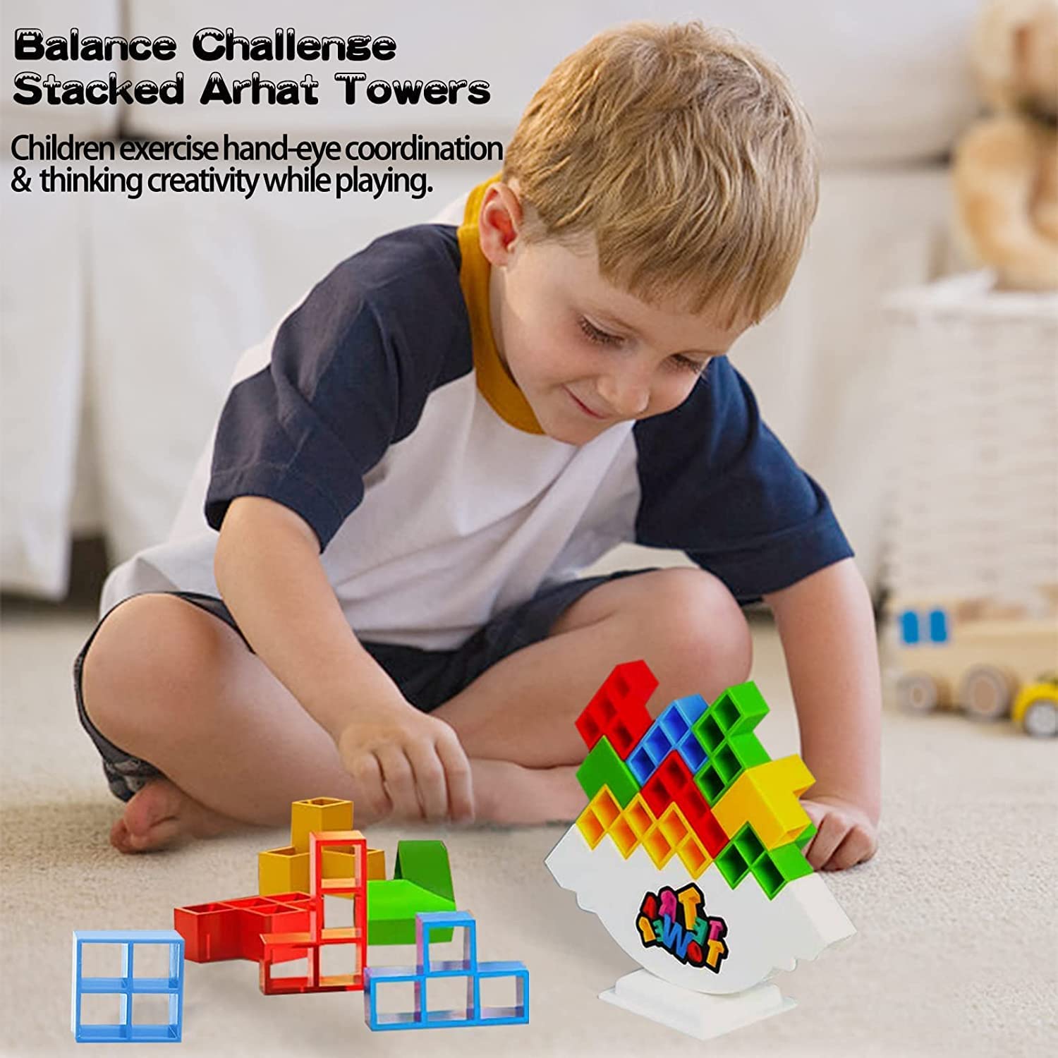 Tetra Tower Balancing Stacking Toys – BLaLa Toy