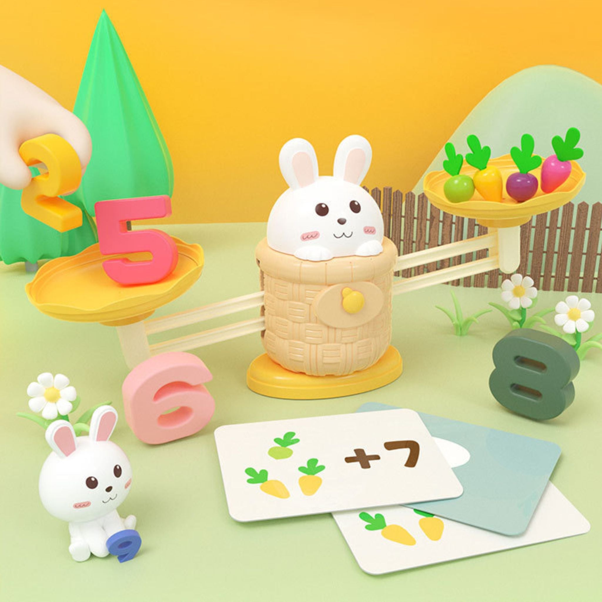 Rabbit Carrot Math Balance Toy Set – BLaLa Toy